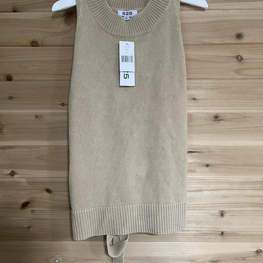 Knit Tank With Tie Back